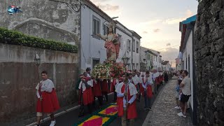 Procissão do Santissimo Salvador do Mundo Ribeirinha Ribeira Grande [upl. by Selmner521]