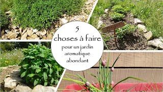 5 choses simples à faire au début du printemps pour un jardin aromatique abondant [upl. by Atinek777]