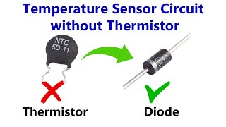 How to Make Temperature Sensor Circuit without Thermistor [upl. by Manolo]