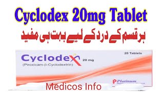 Cyclodex 20 mg used for  Piroxicam  Brexin 20 mg used for  Best painkillers tablet  how to use [upl. by Anirt]