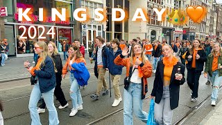 How Amsterdam Celebrated Kings Day  Kings Day 2024  Amsterdam Koningsdag👑🧡🇳🇱 [upl. by Burd]