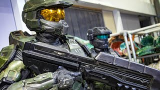 Adam Savage Meets Master Chiefs Spartan Armor From Halo [upl. by Col65]