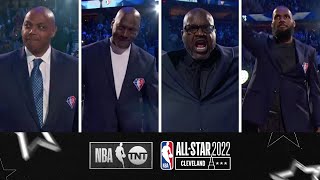 The NBA 75th Anniversary Ceremony at AllStar Was Legendary  NBA on TNT [upl. by Annavahs422]