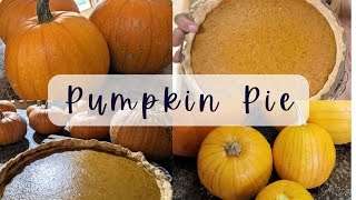 Pumpkin Pie from Scratch [upl. by Neelya]