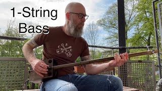 1String Diddley Bow Bass [upl. by Grantland]