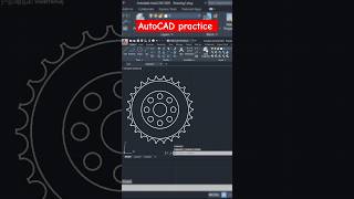 Autocad practice drawing  autocad mechanical drawing  CAD By Ankit  autocad [upl. by Einhapets]