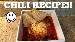 Easy Chili Recipe [upl. by Cathe]