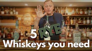 5 Rye Whiskeys You NEED [upl. by Tonina280]