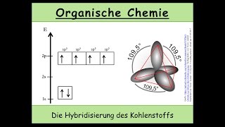 Die Hybridisierung von Kohlenstoff Orbitalmodell  Organische Chemie 2 [upl. by Janelle]