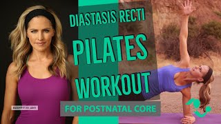 15 Minute Diastasis Recti Mat Pilates Postnatal Core Workout for Ab Separation [upl. by Ronica71]