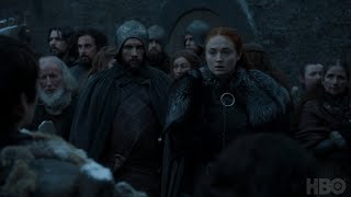 Game of Thrones Season 7 Episode 3 Clip Sansa and Bran HBO [upl. by Sianna296]