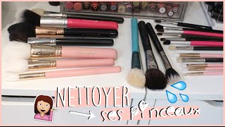 ♡ Comment bien nettoyer ses pinceaux  astuces [upl. by Nevag]