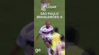 MAIORES CAMPEÕES BRASILEIRÃO SERIE A [upl. by Ansley250]