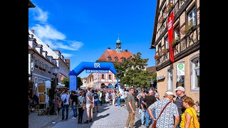 BR Radltour am Marktplatz in Neustadt an der Aisch am 2August 2024 [upl. by Rogerg610]