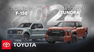 2024 Toyota Tundra vs 2024 Ford F150  Toyota [upl. by Jordanna384]