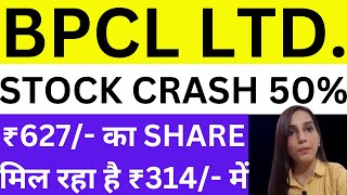 BPCL share down 50  why BPCL share is fallling today BPCL share news today  bonus  dividend [upl. by Eniagrom]