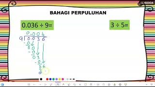 darab dan bahagi perpuluhan Tahun 4 [upl. by Dallas738]