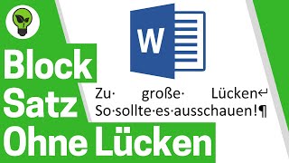 Word Blocksatz ohne Lücken Einstellen ✅ ULTIMATIVE ANLEITUNG Wie Zeilenumbruch amp Silben Entfernen [upl. by Fritzie]