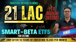 21 Lac Monthly Income with just 10000 SIP in Smart Beta ETF for 10 years  Stock Market  Hindi [upl. by Adlemy]