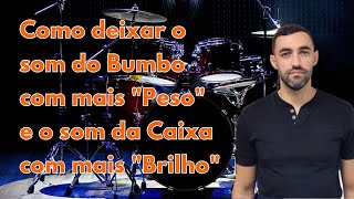 Como melhorar o som do Bumbo e da Caixa no Reaper [upl. by Enitsirhk]