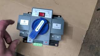 Automatic Transfer Switch for 120 Volt [upl. by David]