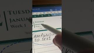 How to convert handwriting to text in GoodNotes 6 goodnotes6 ipadplanner digitalplanner [upl. by Drahcir]