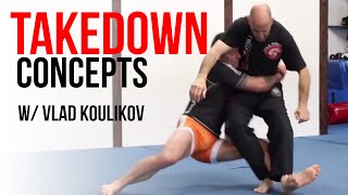 Grappling Takedown Concepts JiuJitsu • Sambo • Wrestling [upl. by Adnawt]