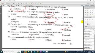 Sec Three Unit two part two Homework [upl. by Oicanata]