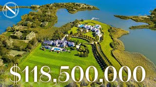 Inside The Most Expensive Hamptons Estate Sold in 2021  118500000 [upl. by Inek]