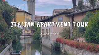 AVIANO AIR BASE OFF BASE HOUSING  AVIANO ITALY APARTMENT TOUR  ITALIAN APARTMENT TOUR [upl. by Ennaesor]