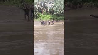 River crossing viralvideo army [upl. by Kitty]