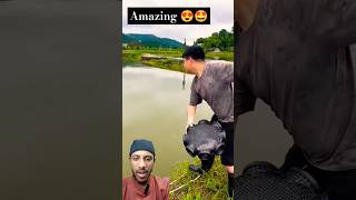 Amazing fishing 😱🔥fishing shortsviral youtubeshorts trending [upl. by Kimbra]