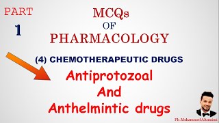 Antiprotozoal and anthelmintic drugs MCQspharmacology part1 [upl. by Zumwalt607]