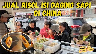 JUAL RISOL ISI DAGING SAPI YANG GURIH DI CHINA LARIS MANIS SAMPAI ADA YANG TIDAK KEBAGIAN 😅💗 [upl. by Adialeda]