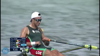 2024 world rowing U23 championships BM1X Diogo Gonçalves 🇵🇹 [upl. by Sinylg]