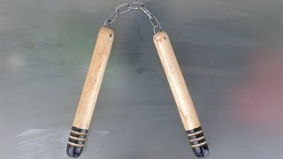 How To Make Nunchucks Nunchaku [upl. by Chelsey]