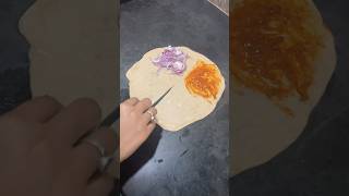 Onion Paratha shorts recipe viral paratha onion cooking roti dinner [upl. by Yelha108]