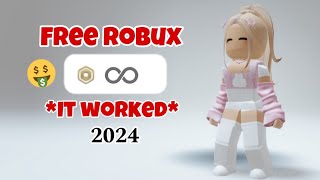 HOW TO GET FREE ROBUX IN 2024 100 Working [upl. by Harms58]