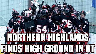 Northern Highlands 4 MorristownBeard 3 OT  HS Hockey  Jake Baratta Overtime Game Winner [upl. by Yhtamit148]