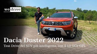 Dacia Duster 2022 GPL  Test drive del SUV più intelligente del mercato [upl. by Morty25]