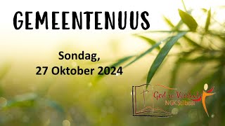 Gemeentenuus vir 27 Oktober 2024  Stilbaai NG Gemeente [upl. by Admana848]