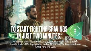 Ready to quit Nicorette lozenges are clinically proven to fight smoking cravings in 2 minutes [upl. by Brooke]