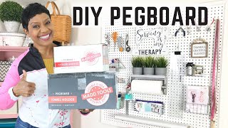 Build Your Own Pegboard with Hooks That Dont Fall Off 2020 [upl. by Riamu775]