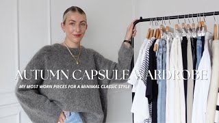 AUTUMN CAPSULE WARDROBE 2023 MINIMAL amp CLASSIC STYLE Katie Peake [upl. by Margarette663]