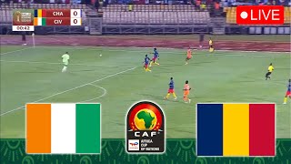 🔴 Côte dIvoire VS CHAD LIVE  Africa Cup of Nation AFCON 2425 Full Match Stream Video PES 2021 [upl. by Ambrosane]