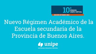 2603 Nuevo Régimen Académico de la Escuela secundaria de la Provincia de Buenos Aires [upl. by Tybie]