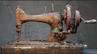 1894 SINGER Sewing Machine Restoration [upl. by Anisor]