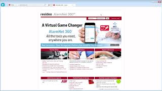 Accessing and Navigating AlarmNet 360 [upl. by Bakeman]