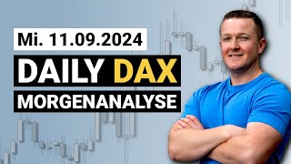 DAX bleibt Short  Daily DAX Morgenanalyse am 11092024  Florian Kasischke [upl. by Lrem226]