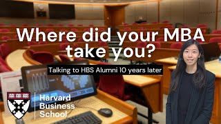 SHOULD I DO AN MBA Talking to Harvard Business School Alumni about the value of an MBA Vlog [upl. by Bissell285]